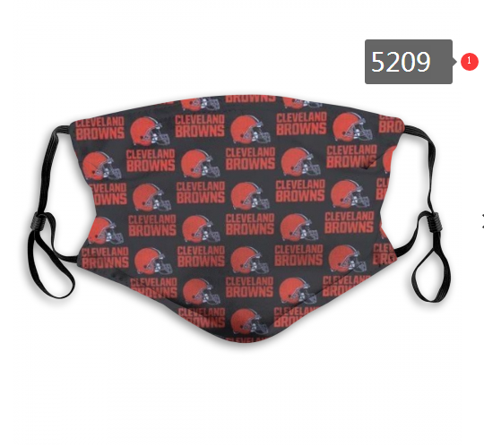 2020 NFL Cleveland Browns #1 Dust mask with filter